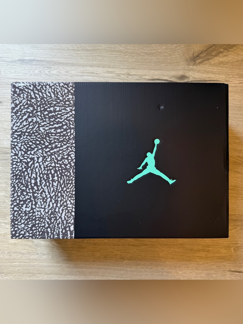 NWB AIR JORDAN 3 RETRO BLACK GREEN GLOW WOLF GREY Nike Men’s 12 CT8532-031 - Picture 14 of 15